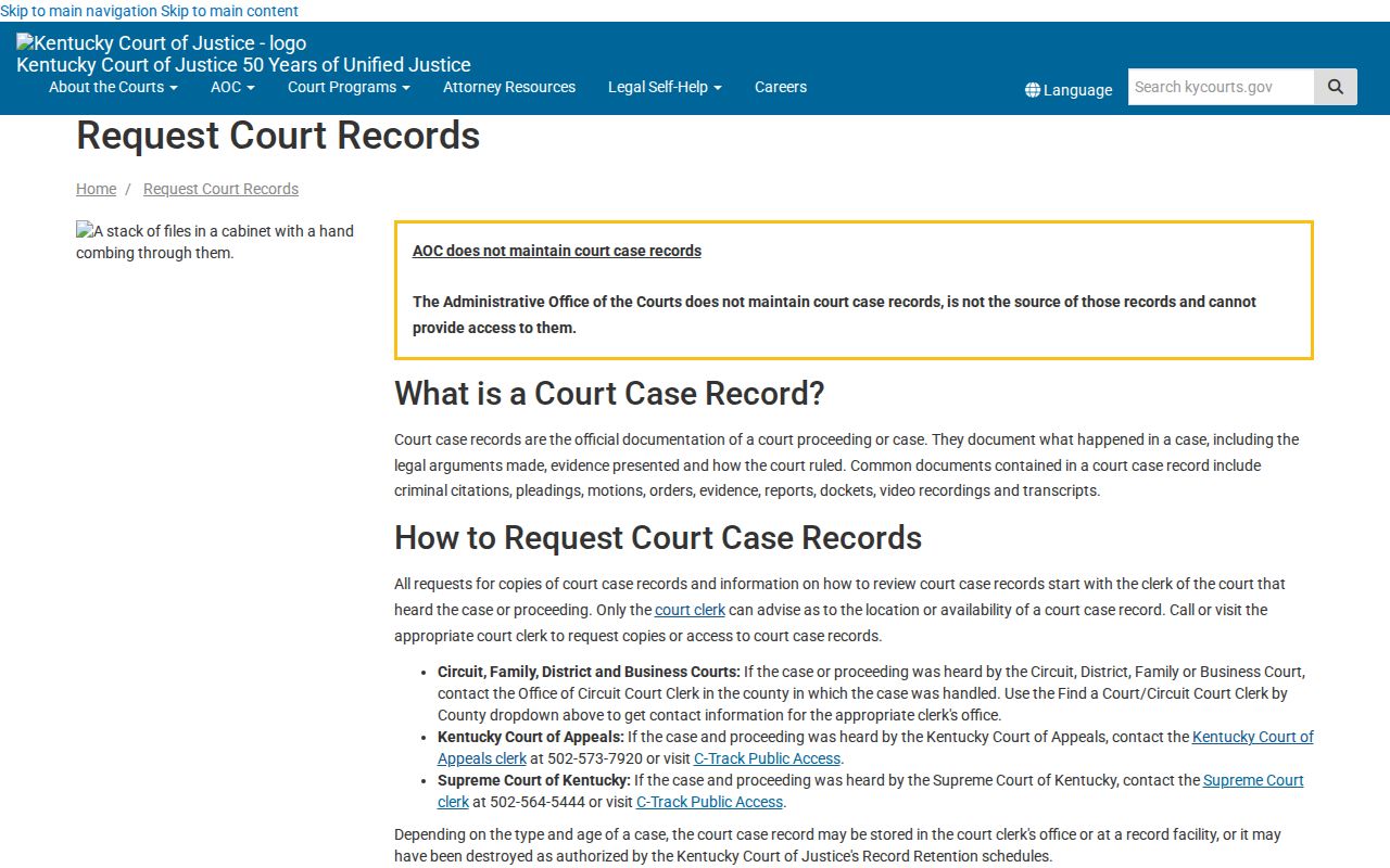 Morgan County release record request path through Kentucky courts